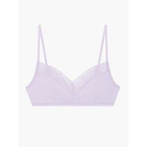 Savage x Fenty lilac purple‎ unlined wirefree adjustable bra bralette size L EUC